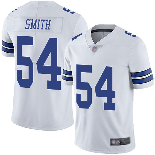 Men Dallas Cowboys Limited White Jaylon Smith Road #54 Vapor Untouchable NFL Jersey->women nfl jersey->Women Jersey